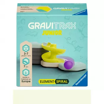 RAVENSBURGER GraviTrax Junior - element spiraal uitbreidingsset - spiraalbaan-add-on voor kinderen vanaf 3 jaar