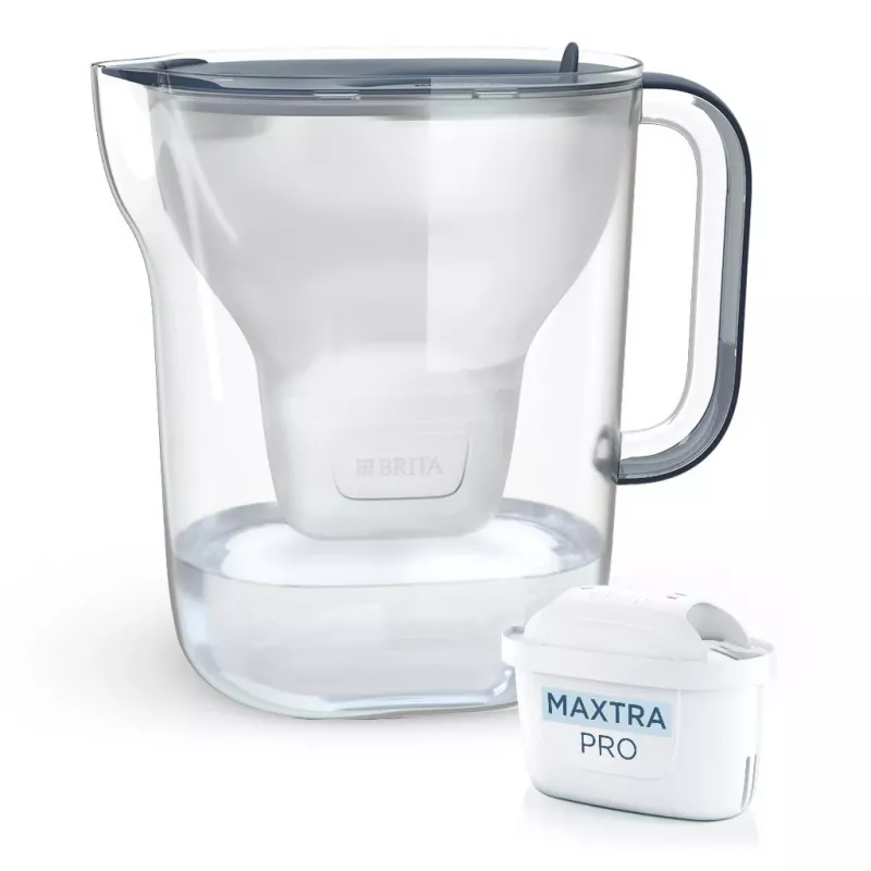 BRITA Style Essential XL blauwe waterfilterkan met MAXTRA PRO Pure Performance filter