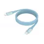 ANSMANN Magnetische USB-C siliconenkabel 120 cm blauw