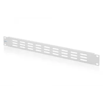 DIGITUS 1U ventilatiepaneel met rooster voor 19 inch kasten, lichtgrijs RAL 7035