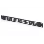 DIGITUS 1U geventileerd blindpaneel voor 19-inch racks, zwart