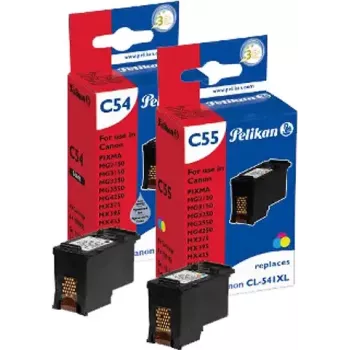 Pelikan navulinktset voor Canon PG-540XL/CL-541XL (zwart, cyaan, magenta, geel, 4x20 ml)