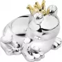 Zilverstad spaarpot Froschkönig zilver antraanbeschermd 6144261