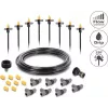 Delock micro-druppelset voor potten – complete druppelirrigatieset voor potplanten, 10 planten, 15 m hoofdslang, verstelbare druppelaars, UV-bestendig