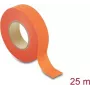 Delock weefselband 25 m x 19 mm afscheurbaar zelfklevend oranje