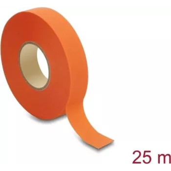 Delock weefselband 25 m x 19 mm scheurvast zelfklevend oranje