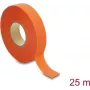 Delock weefselband 25 m x 19 mm scheurvast zelfklevend oranje