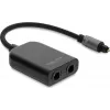 Delock S/PDIF TOSLINK-verdeler 1 ingang 2 uitgangen