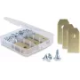 Delock titanium-gecoate vervangmessen voor Husqvarna, Gardena, Segway maairobot, 30 stuks