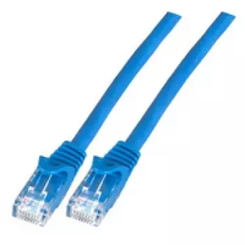 EFB K8104BL.15 Cat.6 U/UTP patchkabel CCA, 15 m, blauw