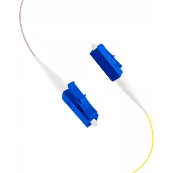 EFB FTTH-pigtail LC OS2 G.657.A2 12-kleurenset, 2m, singlemode 9/125µm, buigongevoelig, 12 vezels