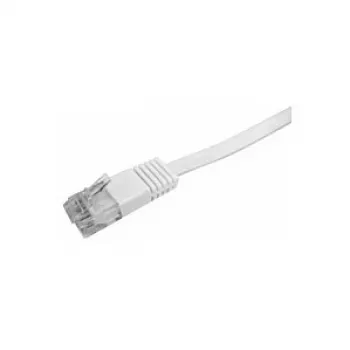 LogiLink CP0137 CAT5e UTP platte patchkabel, RJ-45 naar RJ-45, 5 m, wit