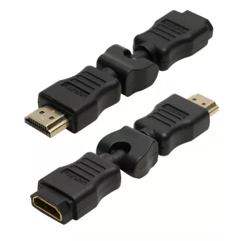 LogiLink HDMI-haakadapter 270° stekker naar bus 4K 60Hz