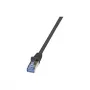 LogiLink PrimeLine Cat.6 U/UTP patchkabel RJ-45 stekker naar stekker, 0,5 m, grijs
