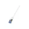 LogiLink PrimeLine Cat.6A/7 S/FTP PIMF patchkabel, 600 MHz, 1,5 m, wit