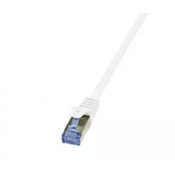 LogiLink PrimeLine Cat.6A/7 S/FTP PIMF patchkabel, 600 MHz, 1,5 m, wit