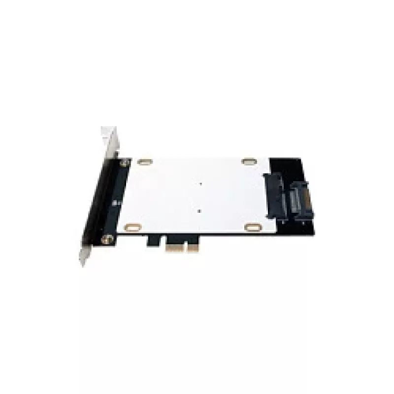 LogiLink PCI Express 3.0 x4 dual M.2 NVMe SSD en dual SATA III hybride-adapterkaart