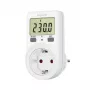 LogiLink energiekostenmeter, 1,5 inch lcd-display, enkeltarief, Schuko-stekker, wit