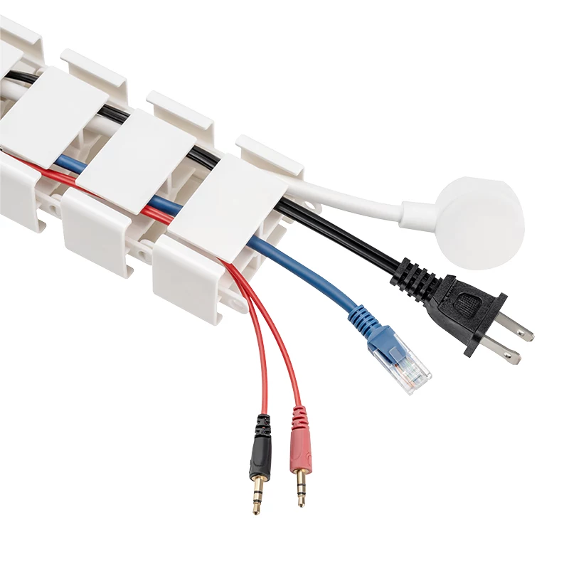 LogiLink flexibele kabelgoot om op te hangen 1347x129 mm wit KAB0093