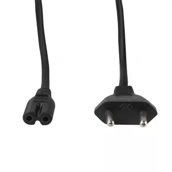 LogiLink netsnoer Eurostekker CEE 7/16 naar IEC C7 zwart 7,5 m