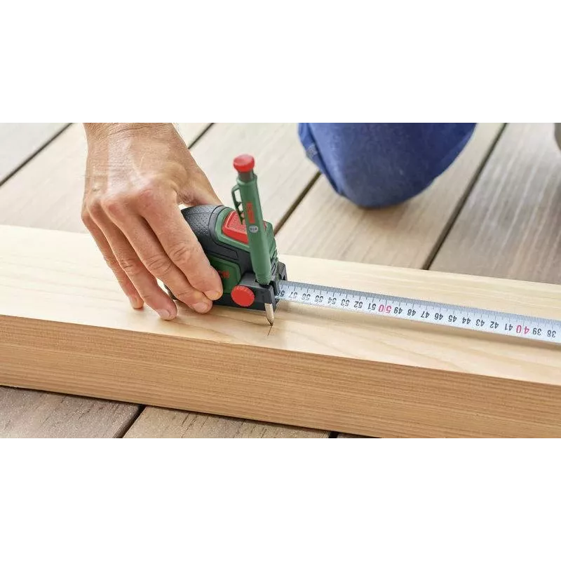 Bosch 1600A03318 5m meetlint met potloodclip (groen/zwart)