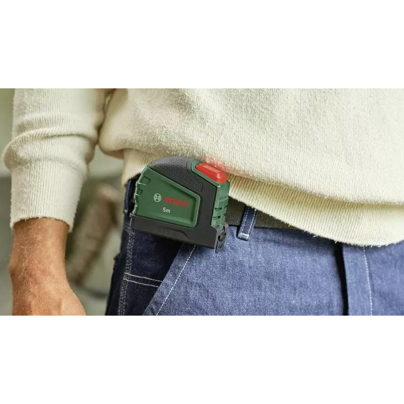 Bosch 1600A03318 5m meetlint met potloodclip (groen/zwart)