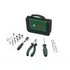Bosch starter gereedschapsset, 26-delig (groen/zwart, met textiel ritsetui)