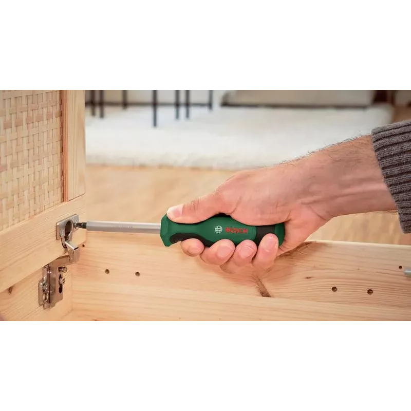 Bosch starter gereedschapsset, 26-delig (groen/zwart, met textiel ritsetui)