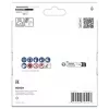 BOSCH POWERTOOLS PRO diamantdoorslijpschijf X-LOCK MultiMaterial, Ø 125 mm (2 stuks, boring 22,23 mm)