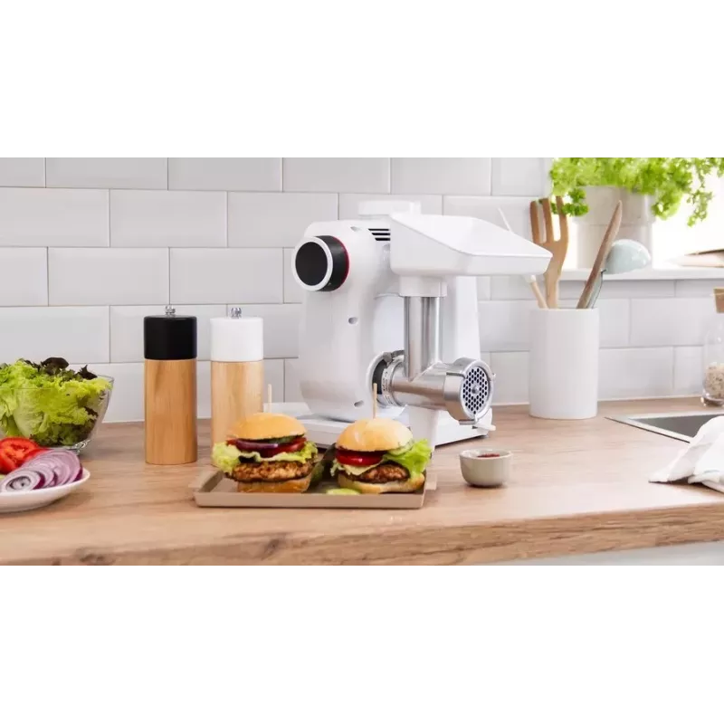 Bosch MUZS2FWW vleesmolenopzetstuk voor MUM2/MUM5 keukenmachines - wit