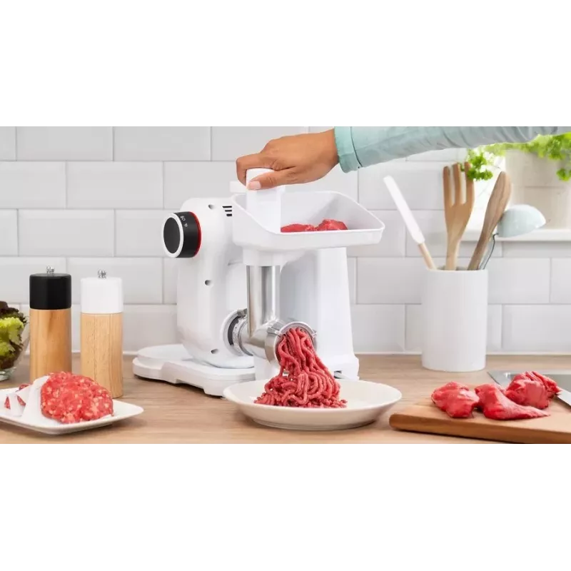 Bosch MUZS2FWW vleesmolenopzetstuk voor MUM2/MUM5 keukenmachines - wit