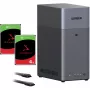 UGREEN DH2300 bundel met 2x Seagate IronWolf NAS 4TB CMR (zwart)