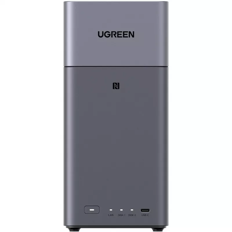 UGREEN DH2300 bundel met 2x Seagate IronWolf NAS 4TB CMR (zwart)
