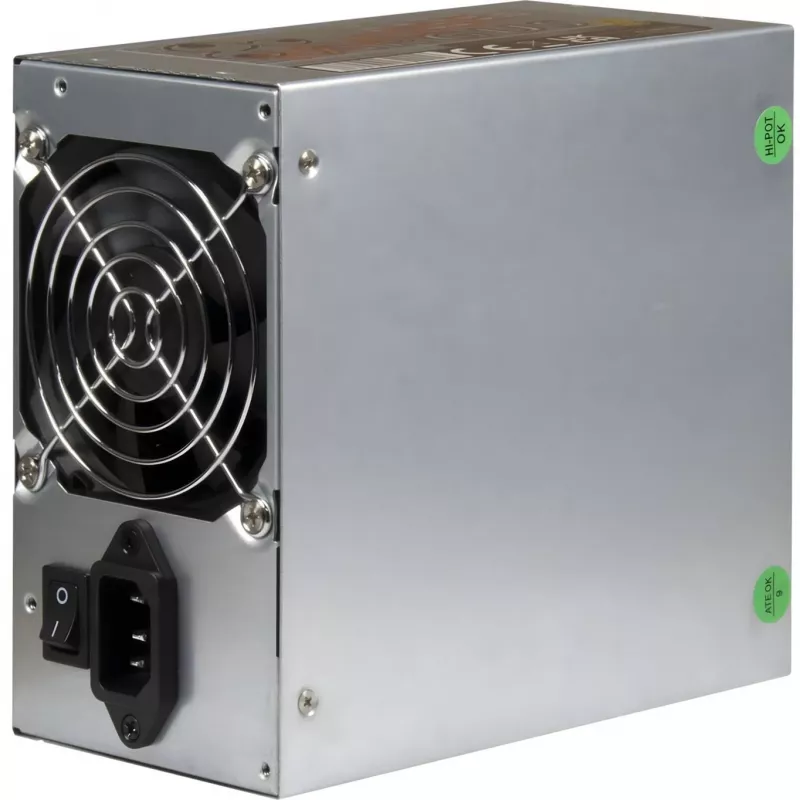Inter-Tech HA-600AA2-Rev 600W ATX-voeding - zwart, niet-modulair, 120mm ventilator