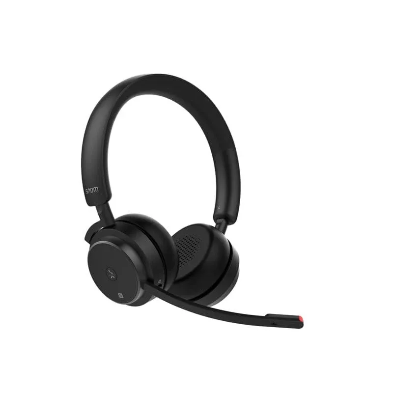 Snom A350D draadloze Dual headset met Bluetooth-dongle, zwart