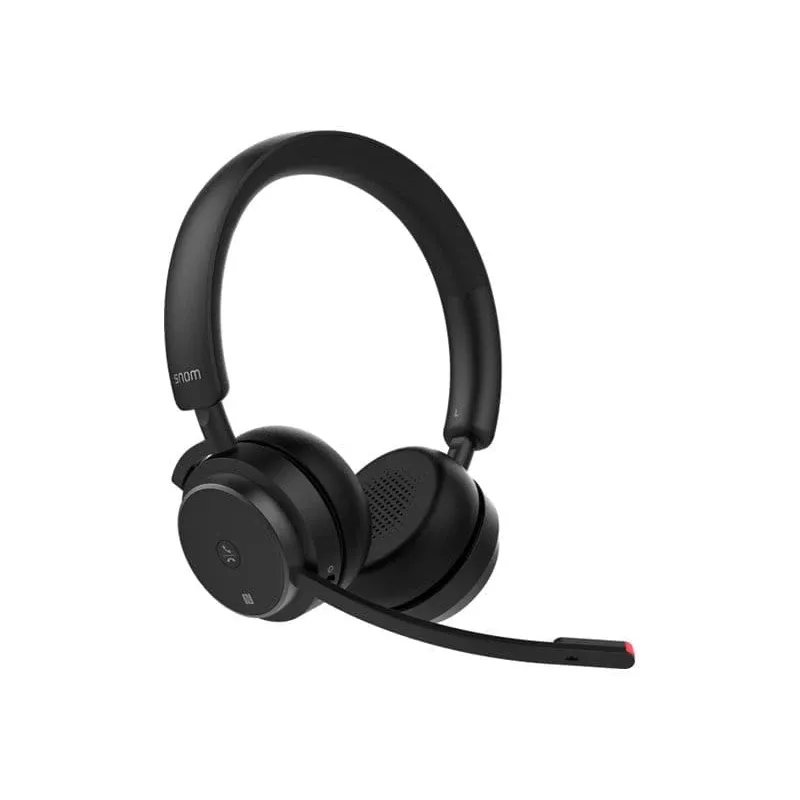 Snom A350D draadloze Dual headset met Bluetooth-dongle, zwart