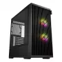 Fortron M330 mini-tower-pc-behuizing met gehard glas, zwart