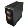 Fortron M330 mini-tower-pc-behuizing met gehard glas, zwart