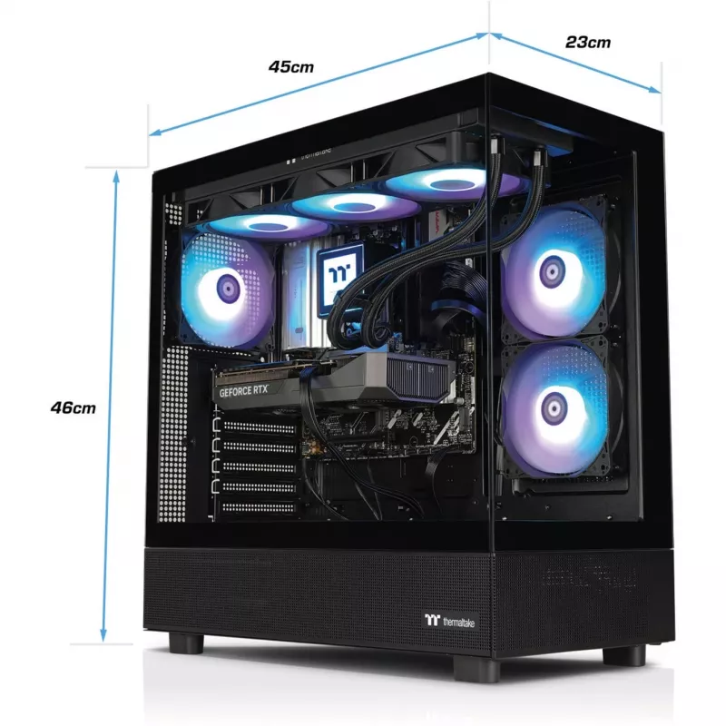 Thermaltake FTW V270 5070 gaming-desktop (zwart, Windows 11 Home)