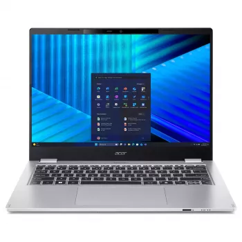 Acer TravelMate P4 P414-55-TCO-5880 14 inch Full HD Business-laptop - Intel Core Ultra 5 225U, 16GB LPDDR5X, 512GB PCIe Gen4 SSD, Windows 11 Pro, Wi-Fi 6E, Thunderbolt 4, verlicht toetsenbord, vingerafdruksensor