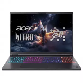 Acer Nitro 16S AI AN16S-61-R2M9 gaming-laptop, 16 inch WQXGA IPS 180Hz, AMD Ryzen AI 9 365, 16GB DDR5, 1TB SSD, GeForce RTX 5070 8GB, Windows 11 Home, Duits QWERTZ-toetsenbord