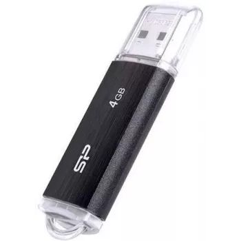 Silicon Power Ultima U02 4GB USB 2.0 flashdrive zwart