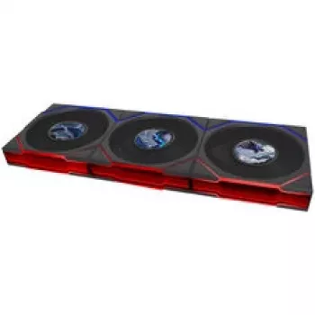 Lian Li UNI FAN TL LCD FLEX Wireless 120mm ARGB LCD-ventilator - zwart, 3-pack met controller