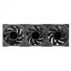 Lian Li UNI FAN TL LCD FLEX Wireless ARGB Reverse Blade 120mm ventilator 3-pack met controller, zwart