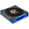Lian Li UNI FAN TL LCD FLEX Wireless ARGB Reverse Blade 120mm ventilator 3-pack met controller, zwart