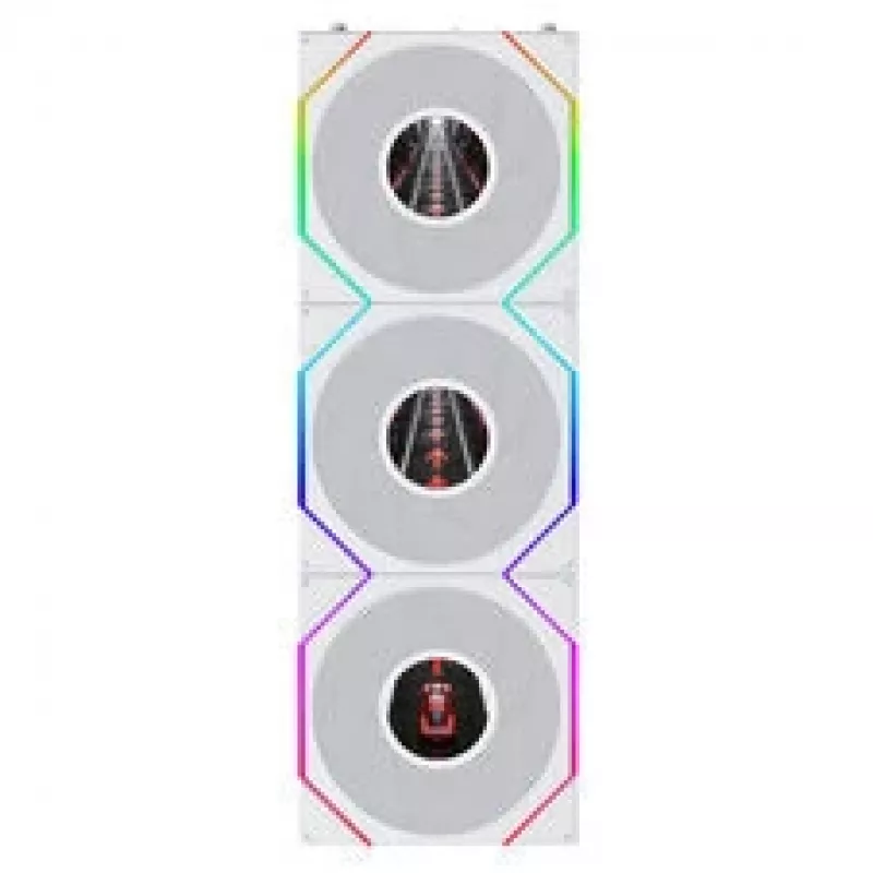 Lian Li UNI FAN TL120 LCD FLEX Wireless ARGB Reverse 3-pack wit 120mm behuizingsventilator