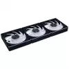 Lian Li UNI FAN CL FLEX Wireless PWM ARGB 120mm behuizingsventilator, zwart, 3-pack met controller