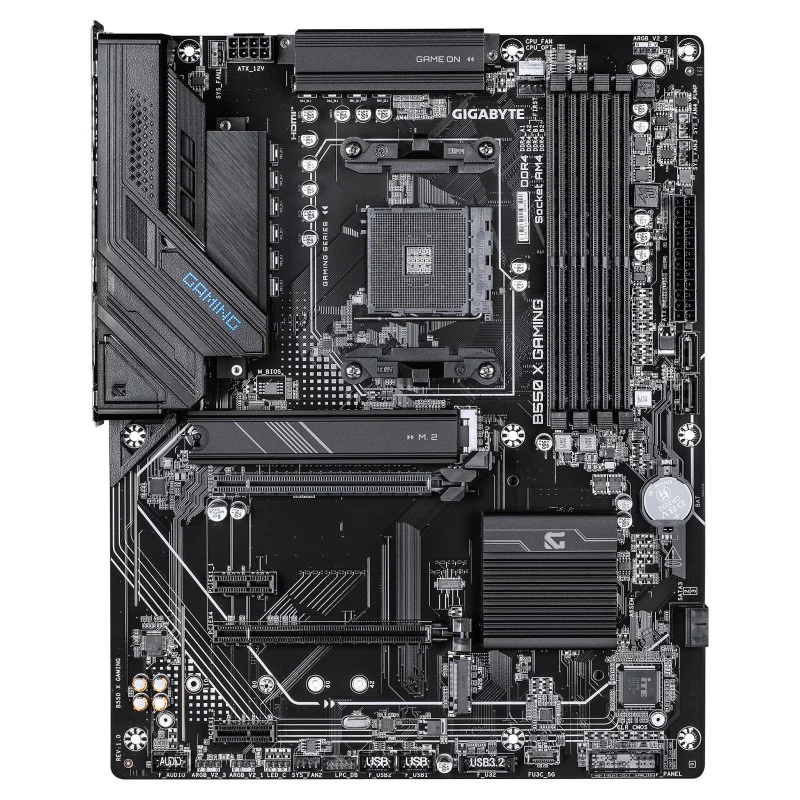 GIGABYTE B550 X Gaming AM4 ATX-moederbord met DDR4, 2.5GbE, Wi-Fi 6, 2x M.2