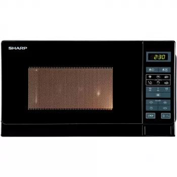 Sharp R-242(BK)W solo-magnetron - 20 liter - 800 W - zwart
