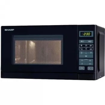 Sharp R-242(BK)W solo-magnetron - 20 liter - 800 W - zwart